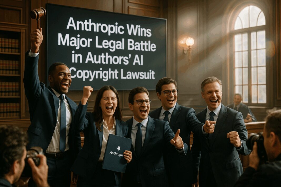 Anthropic Wins Major Legal Battle in Authors' AI Copyright Lawsuit