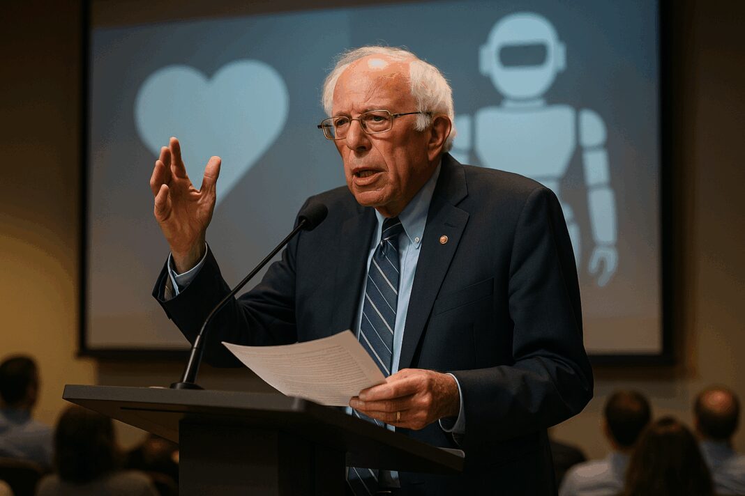 Bernie Sanders Advocates Love Over AI Girlfriends, Warns Against Tech Romance
