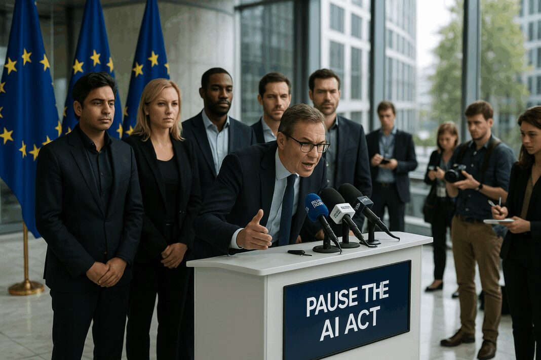 Tech Lobby Group Calls on EU Leaders to Halt AI Act Implementation