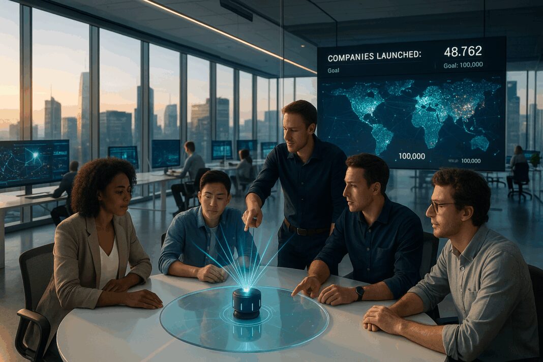 AI-Driven Startup Studio Aims to Launch 100,000 New Companies Annually